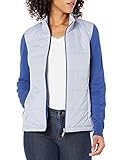 Cutter & Buck Women's CB Weathertec Cora Quilted Sweater Jacket Outerwear, Tour Blue, XSmall