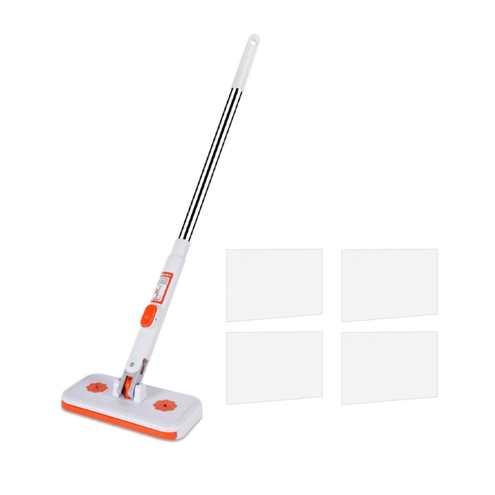 NVOQILIN Cleaner Mop with Fast Change Press Cloth Pad Adjustable Length Handle Cleaning Mop for Home Cleaning Tasks Efficient Floor Cleaner