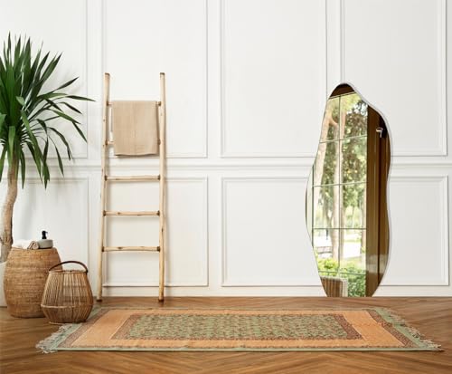 Espelho Grande Corpo Inteiro 150cm x 60cm Orgânico Luxo Decoração Quarto Sala