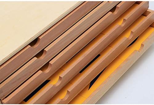 Miniatura 2 de Adena Montessori Puzzle geométrico Gabinete geométrico Montessori Materiales sensoriales Herramientas educativas Equipo preescolar