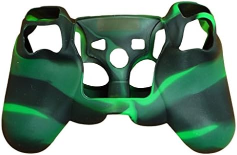 High Quality Premium Super Grip Glow Black green White Silicon Protective Skin Case Cover for Sony Playstation PS3 Remote Controller image 4