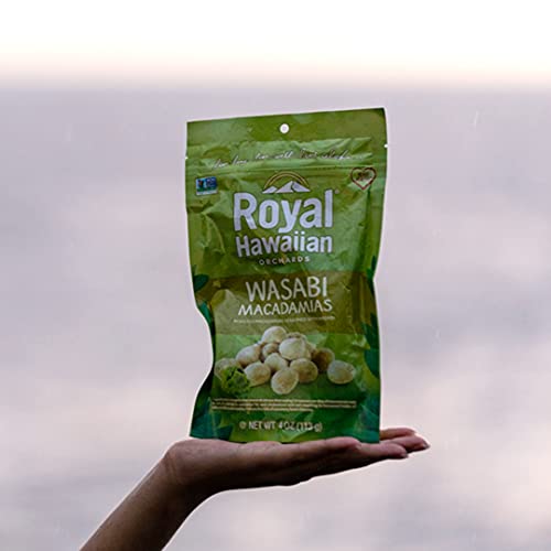 Royal Hawaiian Orchards Wasabi Macadamia Nuts, Gluten-Free, Vegan, Non-Gmo, Kosher - 4 Oz (Pack Of 1) #TOP3