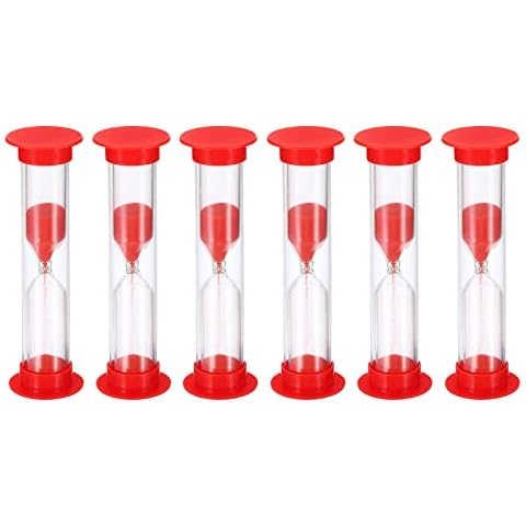 PATIKIL 1 Minute Sand Timer Set of 6 Cover