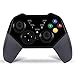 Qingta Wireless Game Controller for Nintendo Switch Rechargeable Gamepad Support PC (Windows 7/8/10) with LED Light Portable Gaming Joystick Handle black