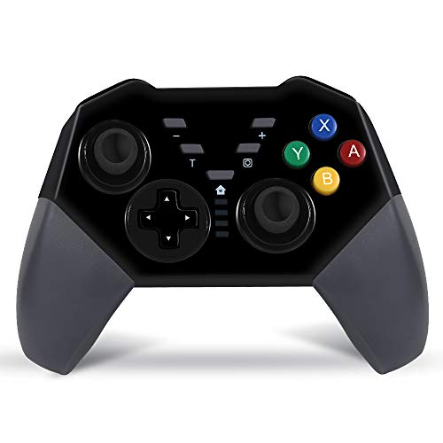 Qingta Wireless Game Controller for Nintendo Switch Rechargeable Gamepad Support PC (Windows 7/8/10) with LED Light Portable Gaming Joystick Handle black Qingta Wireless Game Controller for Nintendo Switch Rechargeable Gamepad Support PC (Windows 7/8/10) with LED Light Portable Gaming Joystick Handle black