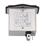 Leistungsfilter mit IEC-Buchse Typ CW2B-T CW2C-T 3A 6A 10A Kompaktes Metallgehäuse für industrielle Strom- und Frequenzumwandlungsgeräte (CW2B-10A-T)