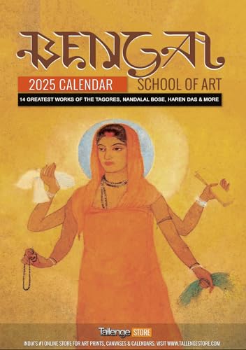 Image of Tallenge - Wall Calendar 2026 - Bengal School Of Art - 12 x 17 Inches for Home & Office (Paper, Wall Calendar)