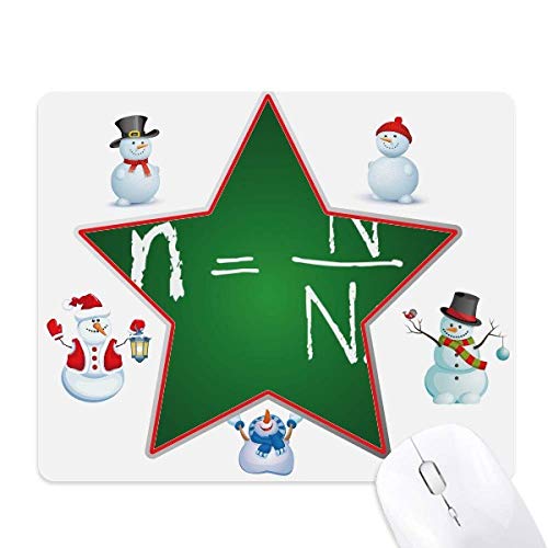 Christmas snowman mouse pad tapis de souris chimie cadeau original enseignant