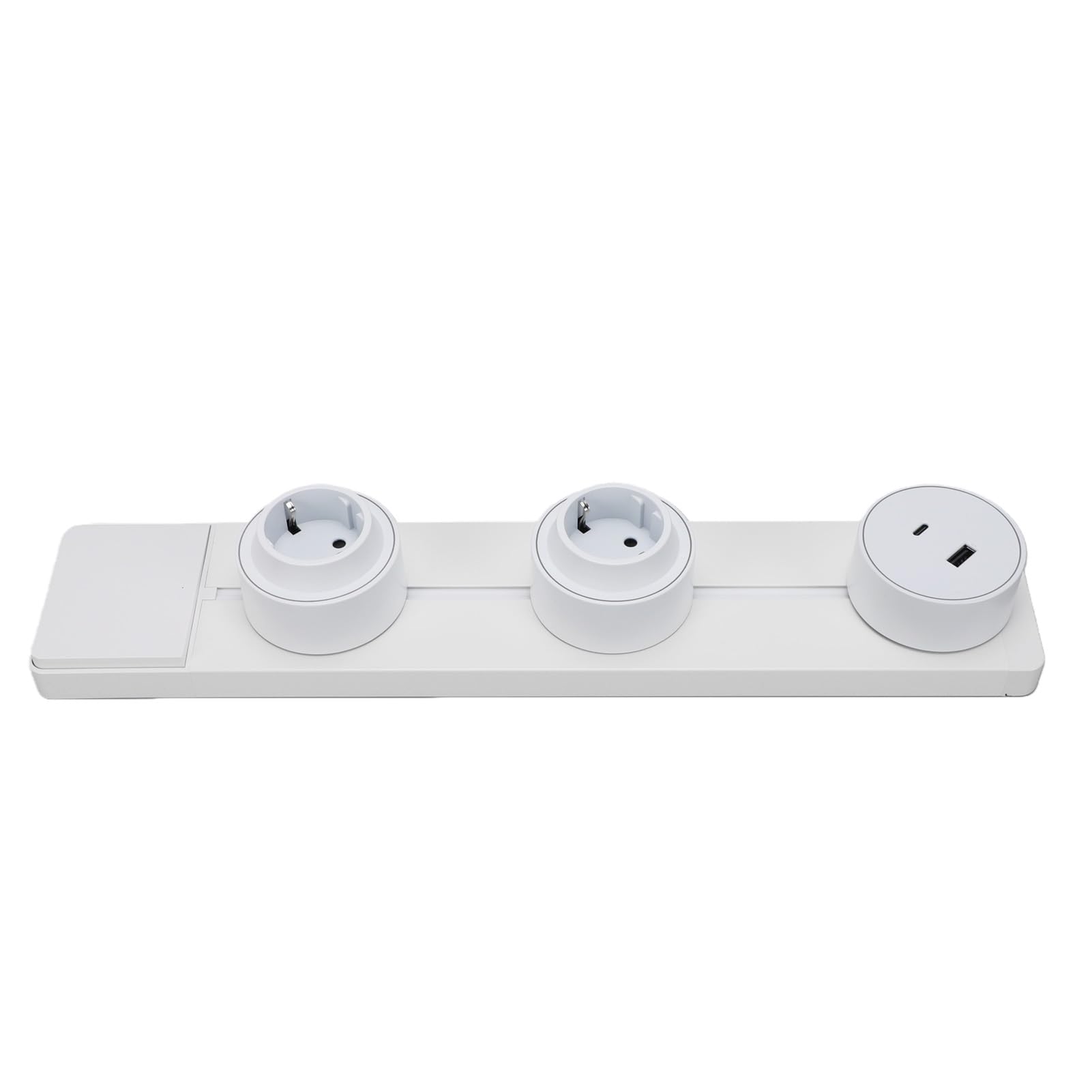 Karlak Ciabatta Sottopensile con Doppie Porte USB Design Resistente in Lega di Alluminio per Cucina, Casa, Ufficio, 40 Cm
