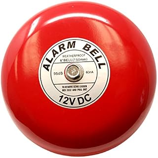 Fire Alarm Bell, Security Alarm Bell, 12 Vdc, 6"