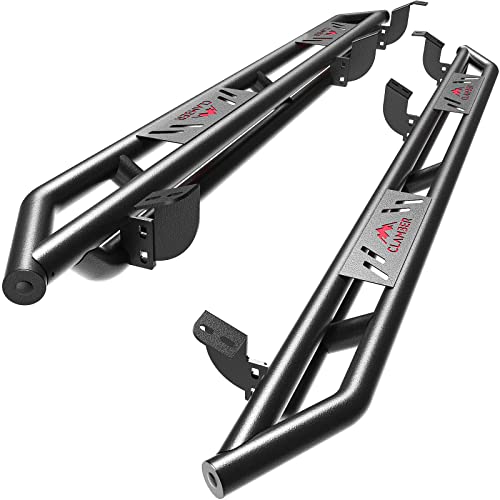 CLAMBER Running Boards for Toyota Tundra CrewMax Side Steps 2007-2021 Black Nerf Bars Offroad Accessories