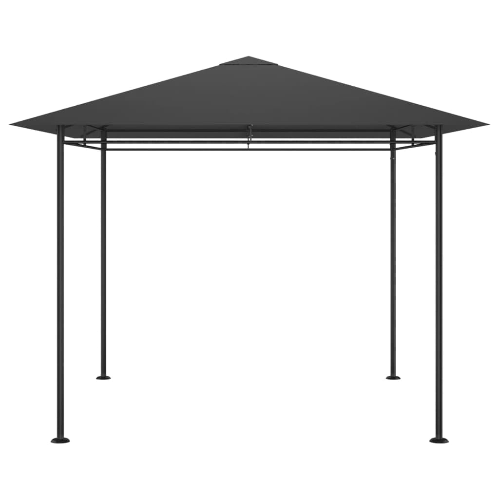 Pawilon składany, 3 x 3 x 2,7 m, antracytowy, 180 g/m², ze stali, namiot imprezowy, pawilon grillowy, ochrona przed warunkami atmosferycznymi, kompaktowy