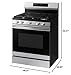 Samsung 30 in. 6 cu. ft. Stainless Steel Freestanding Gas Range with Air Fry