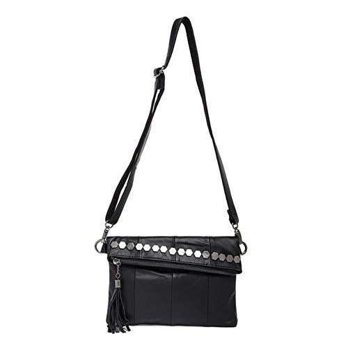 Sac de diagonale en cuir femme pochette enveloppe et porté épaule