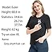Mens Pocket Cat T Shirt Funny Printed Peeking Pet Kitten Animal Tee for Guys Gift (Black-K4, M)