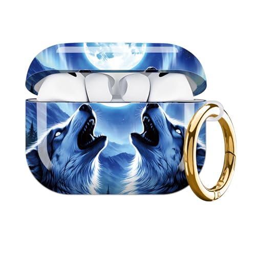 AirPod Pro 3�p�n�[�h�ی�P�[�X �ϏՌ��� ��v�ȃV�F�� �L�[�`�F�[���t�� �L���[�g�ŃX�^�C���b�V���ȃf�U�C�� (��������ɏƂ炳�ꂽ�I�I�J�~�n�E�����O�I�[�����}�E���e��)