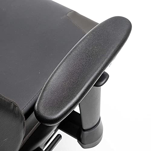 Cadeira Gamer DUST com Apoio para as Pernas Retrátil - Cinza