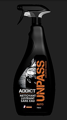 UNPASS 900512 Addict Nettoyant et lustrant sans eau pour Auto, 750 ml Cover