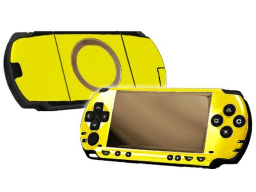 Lemon Yellow - Vinyl Decal Mod Skin Kit by System Skins - Compatible with Playstation Portable 1000 Console