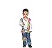 Fyasa 706384-T00 - Costume da hippie per bambini 2-3 anni, multicolore
