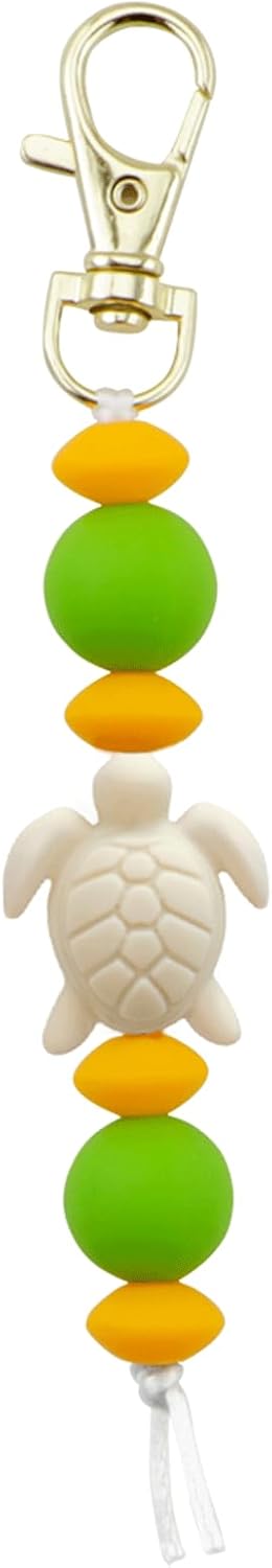12PCS Sea Turtle Silicone Beads, Animal Silicone Focal Bead, Loose Beads Bulk for Pens Keychain Necklace Bracelet Lanyard Jewelry Making Accessories DIY Handicrafts… - Image 7