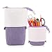 iSuperb Federmäppchen Verwandeln Mäppchen Ständer Pencil Case Bleistifthalter Einziehbarer Bleistiftetui Kosmetiktasche Organizer Schminktasche Mädchen Kosmetiktasche Organizer (Lila)