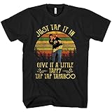 Happy Gilmore Shirt, Just Tap It in Give It A Little Tappy Tap Tap Taparoo T Shirts, Funny Movie Tv Show Quotes Vintage Tee, Unisex Crewneck Shirts for Men Women, X-Large