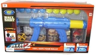 بندقية ضخ للأطفال من Next Store – لعبة تصويب ممتعة مع كرات إسفنجية آمنة، نظارات واقية، ولوحة أهداف، مناسبة للأطفال 4+ سنوات