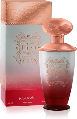 Rose Musk EDP 100ml by Maryaj Eau De Parfum for Men and Women - Unisex Fragrance Floral Spicy Musk Scent with Sandalwood