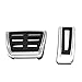 zoomto No Drill Stainless Steel Pedals Footrest Cover Accelerator Brake for VW Golf 7 GTI MK7 2014 Skoda Octavia Audi A3 S3