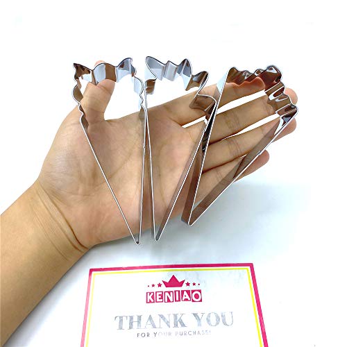 Keniao Flower Floral Plate Cookie Cutter Set For Mother's Day - By Janka J. Cookies - 9 Piece - Stainless Steel #TOP5