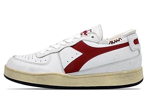 Diadora Heritage Scarpa Modello Mi Basket Row Cut Bianco 176282C7114 39