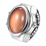 【Confort Ajustable】 La bague montre élastique est dotée d’un bracelet extensible qui s’adapte facilement aux tailles de doigt allant de 51,5 à 59,5 mm. Portée longue durée sans gêne, elle garantit souplesse et maintien parfait.