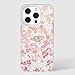 kate spade new york iPhone 15 Pro Case, Compatible with MagSafe - Flowerbed Pink Ombre