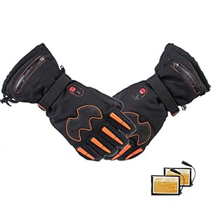 Verwarmde handschoenen 6000 mAh touchscreen Verwarmde handschoenen met 3 niveaus van temperatuurregeling 3M warme…