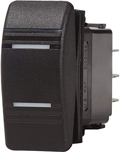 Blue Sea Systems Contura ON-Off-ON SPDT Switch, Black