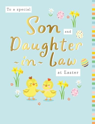 Easter Card, To a Special Son & Daughter in Law - 8 x 6 inches - Regal Publishing