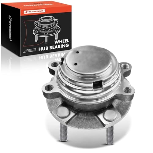 A-Premium Front Wheel Bearing and Hub Assembly with 5-Lug Compatible with Infiniti & Nissan - 2003-2023 - Q50 Q60 370Z G37 G35 G25 M35 M45 M56 QX70 QX50 Q70L Q70 FX35 FX37 EX35 EX37 Z