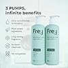 FREY Natural Liquid Fabric Softener and Conditioner | HE Laundry Softener for All Machines | Plant-Powered Eco Friendly Formula | 2-Pack, Cedar Grove #1