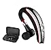 [Upgrade Version] Bluetooth Headset, Wireless Earpiece V4.1 with Mute Switch, Hands Free Lightweight Noise Reduction Headset with Mic for Cell Phone-Headset+Case