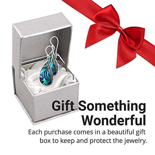 Shop Lc Abalone Shell Drop Earrings For Women 925 Sterling Silver Vintage Fashion Beach Jewelry Gifts #TOP5