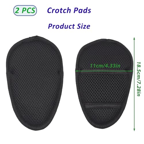 Image of 2 Pcs Seat Straps Crotch Cushion,Stroller Crotch Pads Universal Cushion Crotch Pads for Pushchair High Chair,Comfort Cushion Seat Strap Covers(Black)