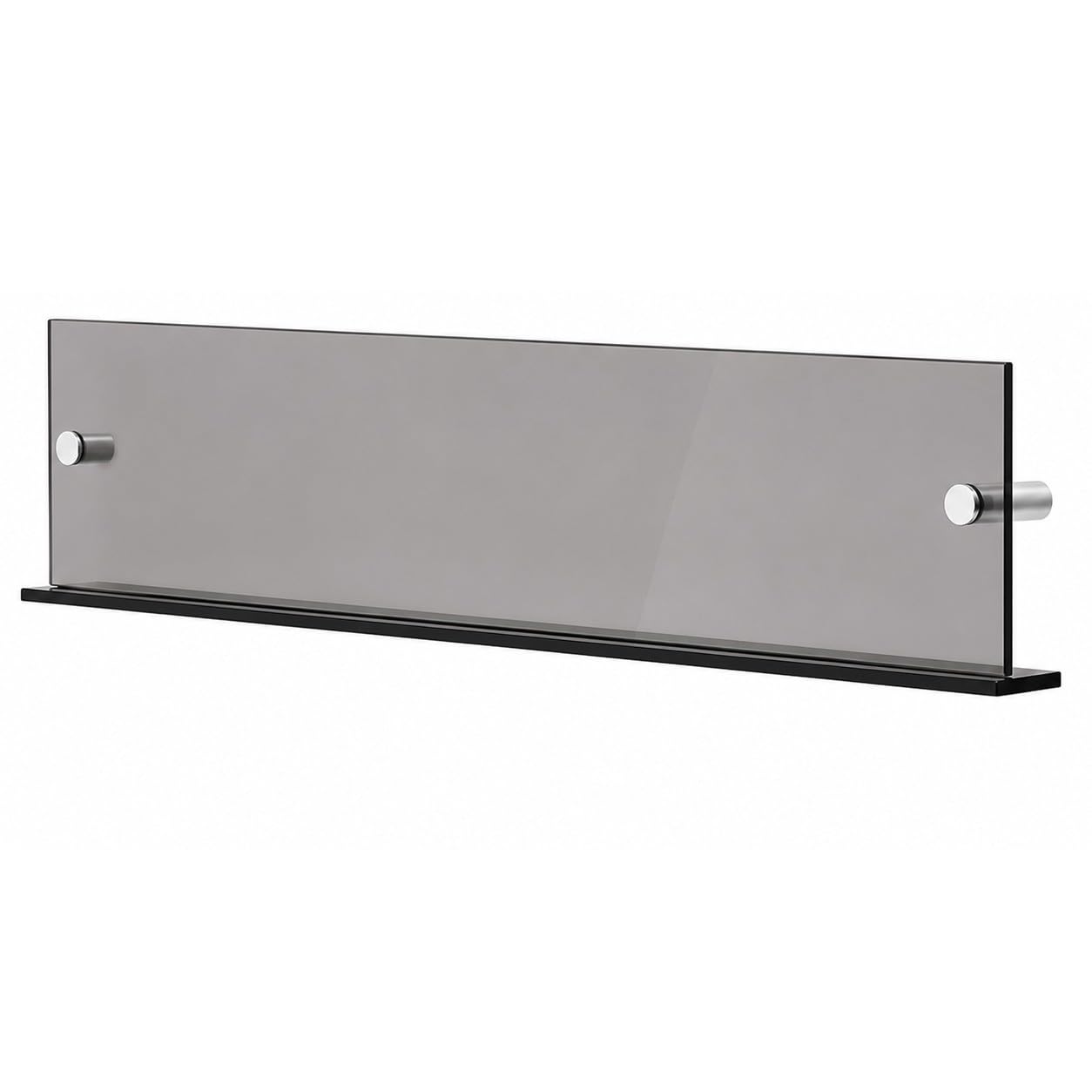 Bananaww Hanging Acrylic Bookshelf Magazine Rack, Invisible Acrylic Floating Wall Shelf, Record Holder Magazine Rack for Waiting Room Living Room Office