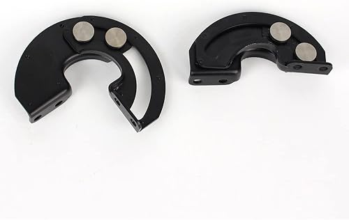 Vista 6 de KAFENDA [2 Pieces] Hidden Hinges for Cabinet Doors 90 Degree Curved Limit Concealed 90 Degree Door Hinge for Industrial Equipment Cabinet Door Negro