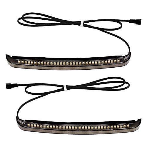 2 Peças Luz De Acento De Sinal De Mudança De Direção De Freio De Led Para Motocicleta Para Harley To