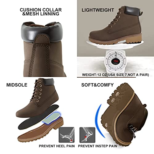 Image of Women's Work Boots Hiking - Waterproof Outdoor Construction Motorcycle Combat