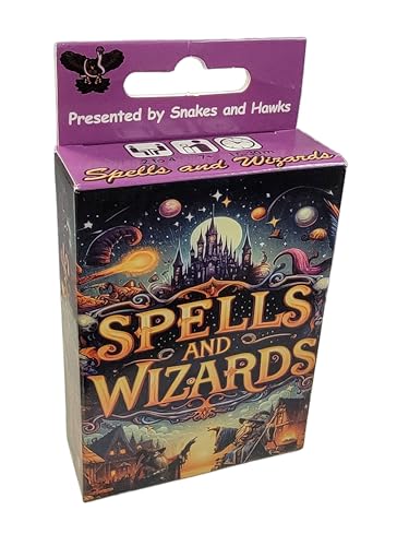 Spells and Wizards Card Game, 2-6 Player Trick Taking Card