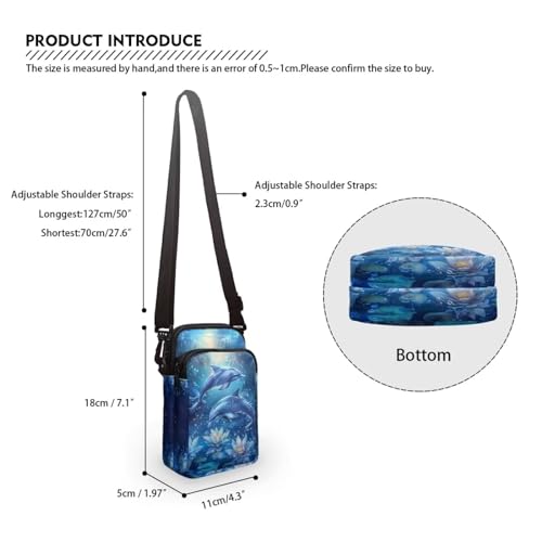 Image of Lightweight Small Crossbody Bags Cell Phone Purses Travel Pouch Shoulder Bag for Women