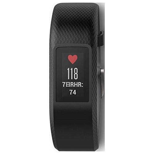 GARMIN(ガーミン) GPS アクティブトラッカー vivosport Slate バンドLサイズ (光学式心拍 VO2max 活動量計 歩数 カロリー計測 ストレスチェック 睡眠 通知機能) 【日本正規品】 010-01789-72 Slate L