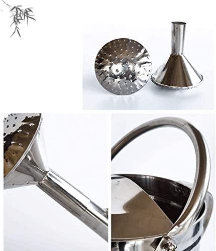 Arrosoir en acier inoxydable 8 L/12 L en acier galvanisé avec revêtement antirouille pour jardin et plantes vertes